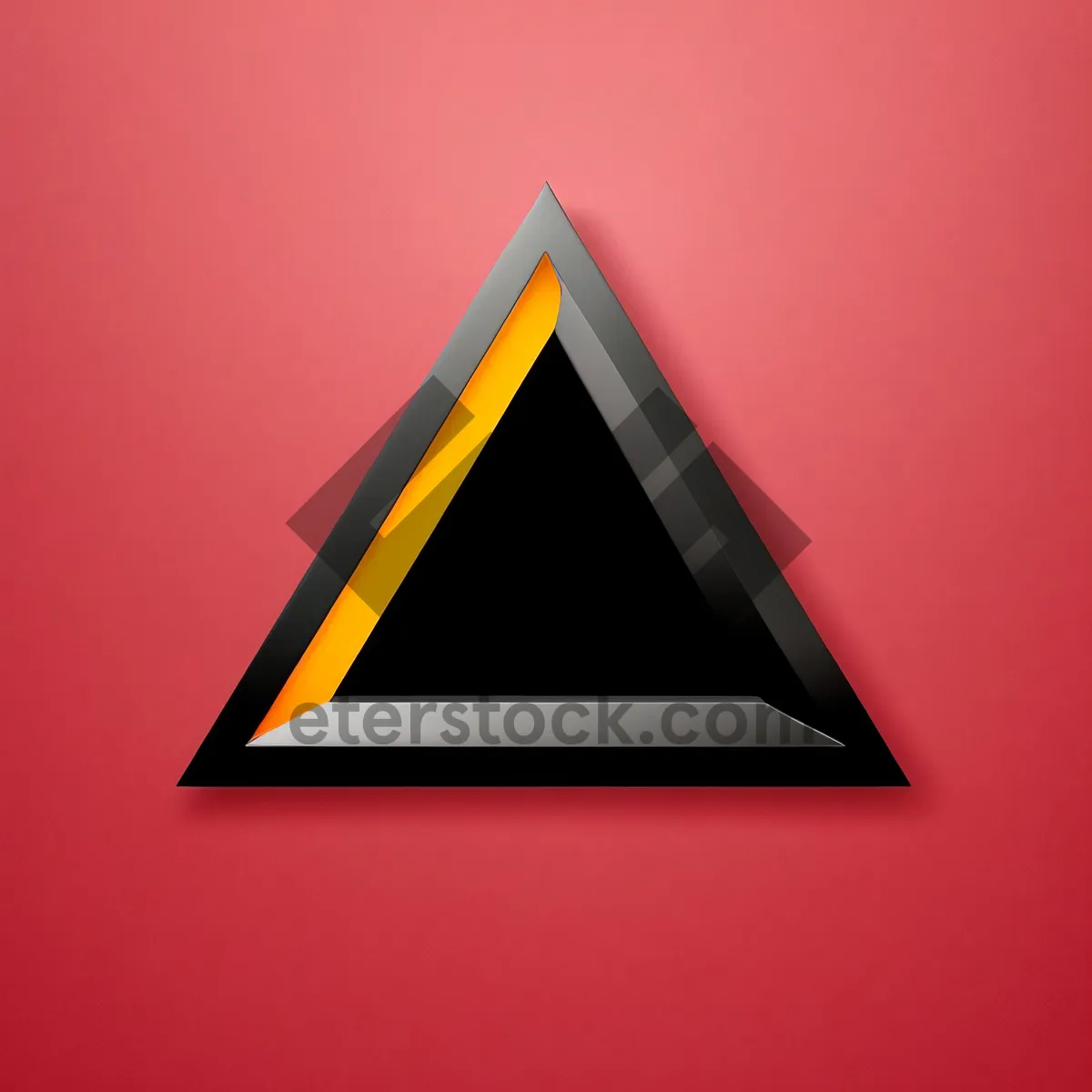 Picture of 3D Danger Warning Symbol