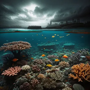 Colorful Coral Reef: Exploring the Sunlit Marine Life