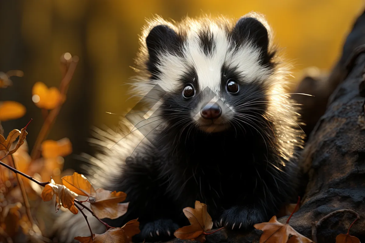 Picture of Adorable young mammal with cute whiskers