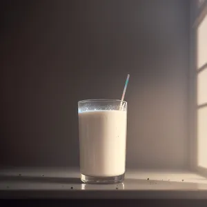 Delicious Milk Beverage in Glass