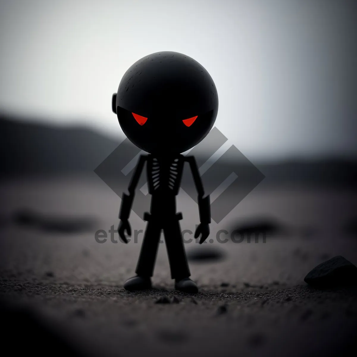 Picture of 3D Cartoon Man Figure Render