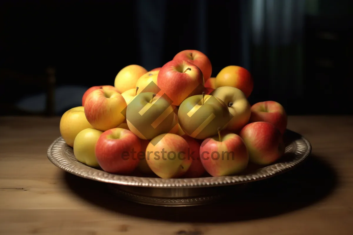 Picture of Colorful and Healthy Fruit and Vegetable Market Selection