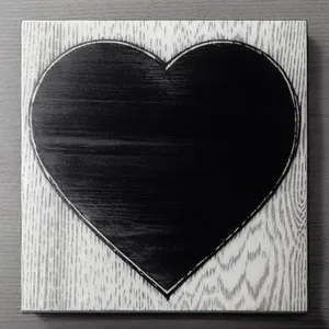 Heart Stencil Love Symbol Design