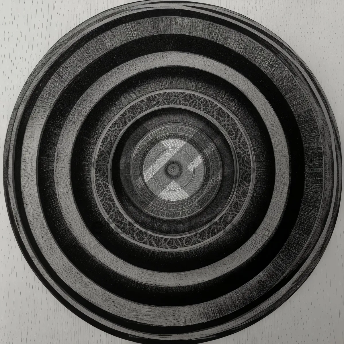 Picture of Black Circular Speaker Button for Pushing Music Sound