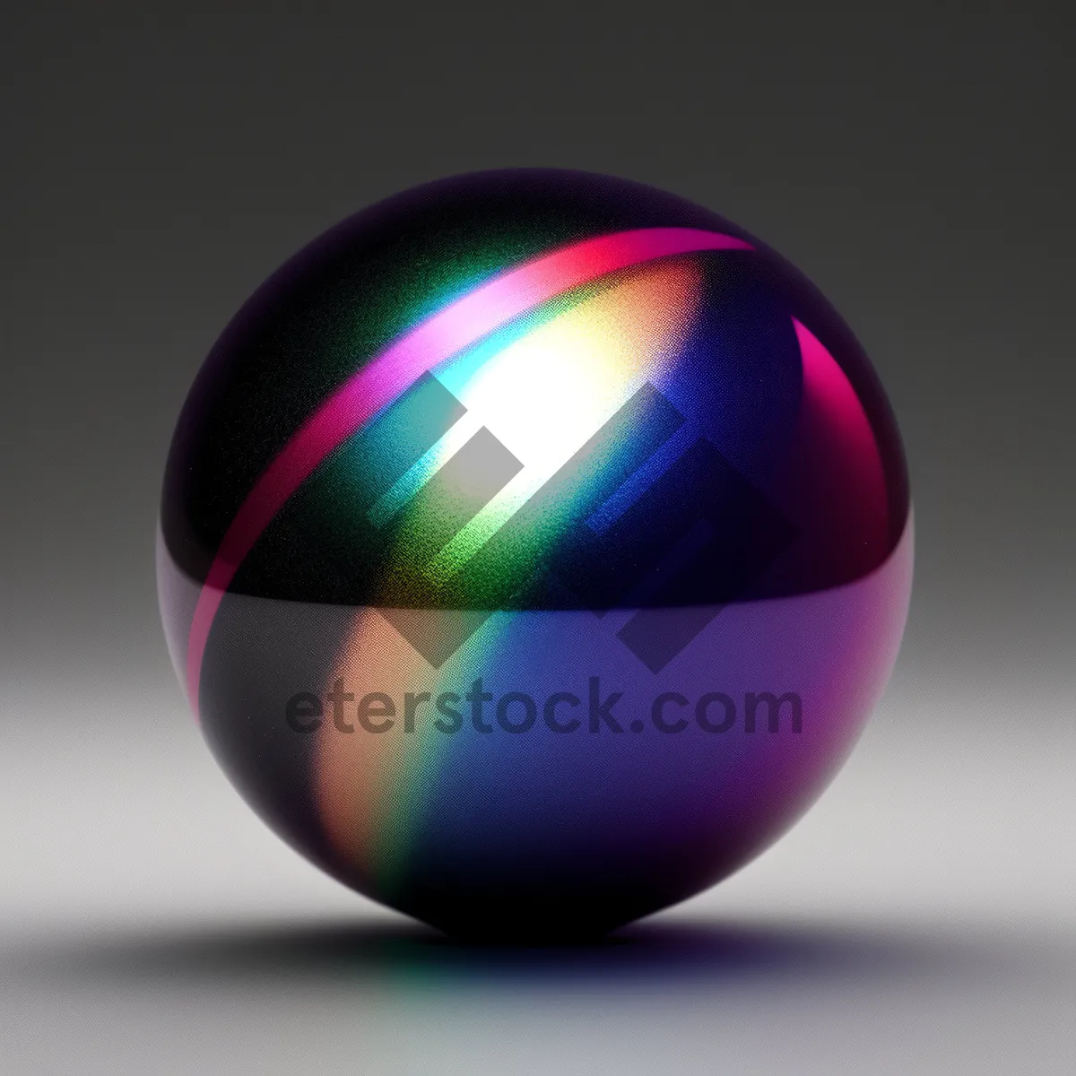 Picture of Shiny Glass Sphere Web Button - Iconic Design