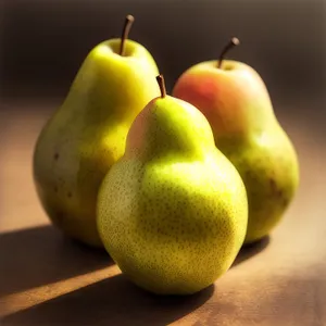 Fresh and Juicy Yellow Pear - A Sweet and Nutritious Delight