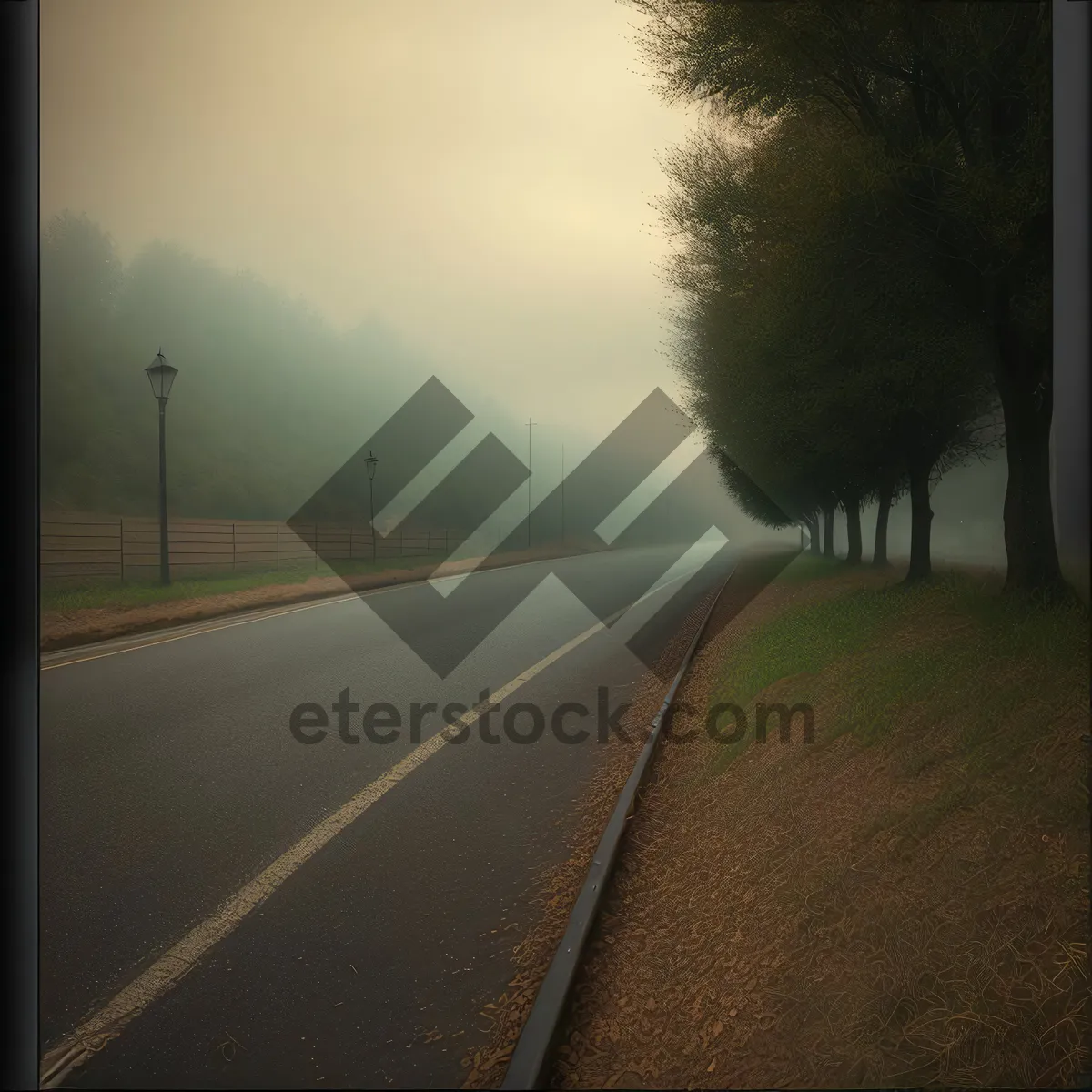 Picture of Fast lane: Scenic journey on open highway