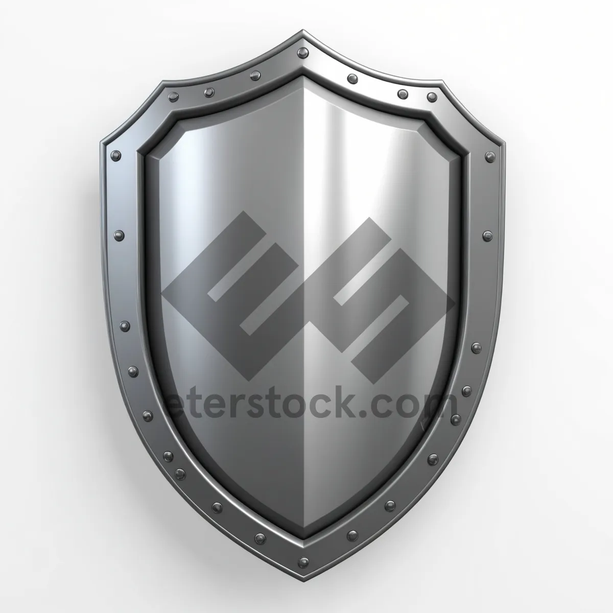 Picture of Metal Shield Icon Design Element