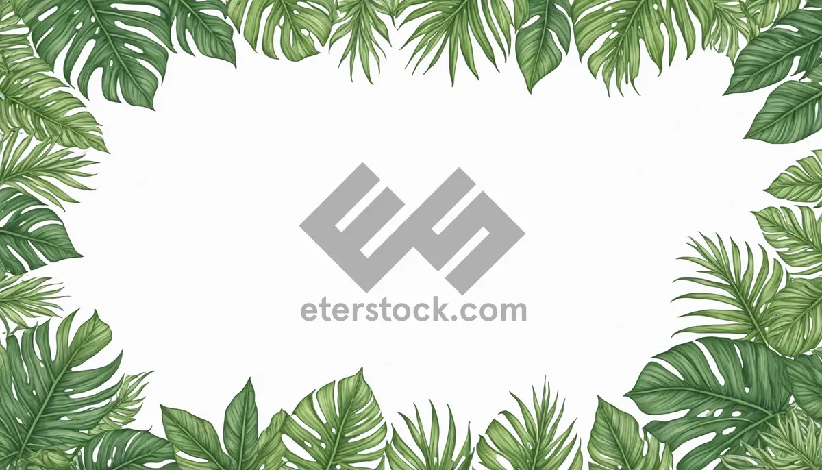 Picture of Summer Floral Design Holiday Tree Frame Decor