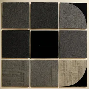 Grunge Textured Solar Cell Design Tile