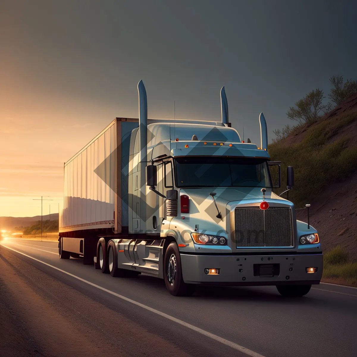 Picture of Highway Hauler: Fast Freight on Wheels