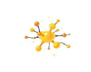 Orange cartoon art design with date