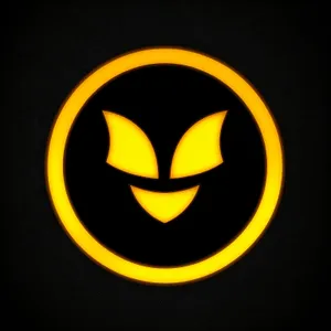 Sinister Jack O' Lantern Icon: Spooky Pumpkin Symbol