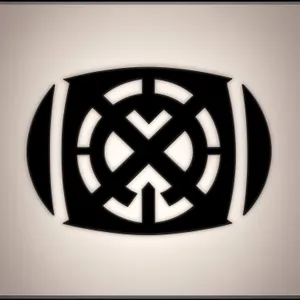 Black Shiny Button Symbol