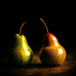 Juicy Yellow Pear - Sweet and Ripe Fruit