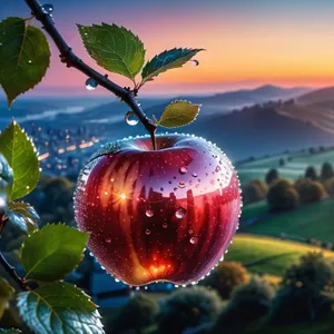 Delicious and Healthy Apple for Holiday Decoration
