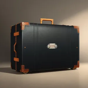 Retro Metal Box: Vintage Suitcase of Old Equipment.