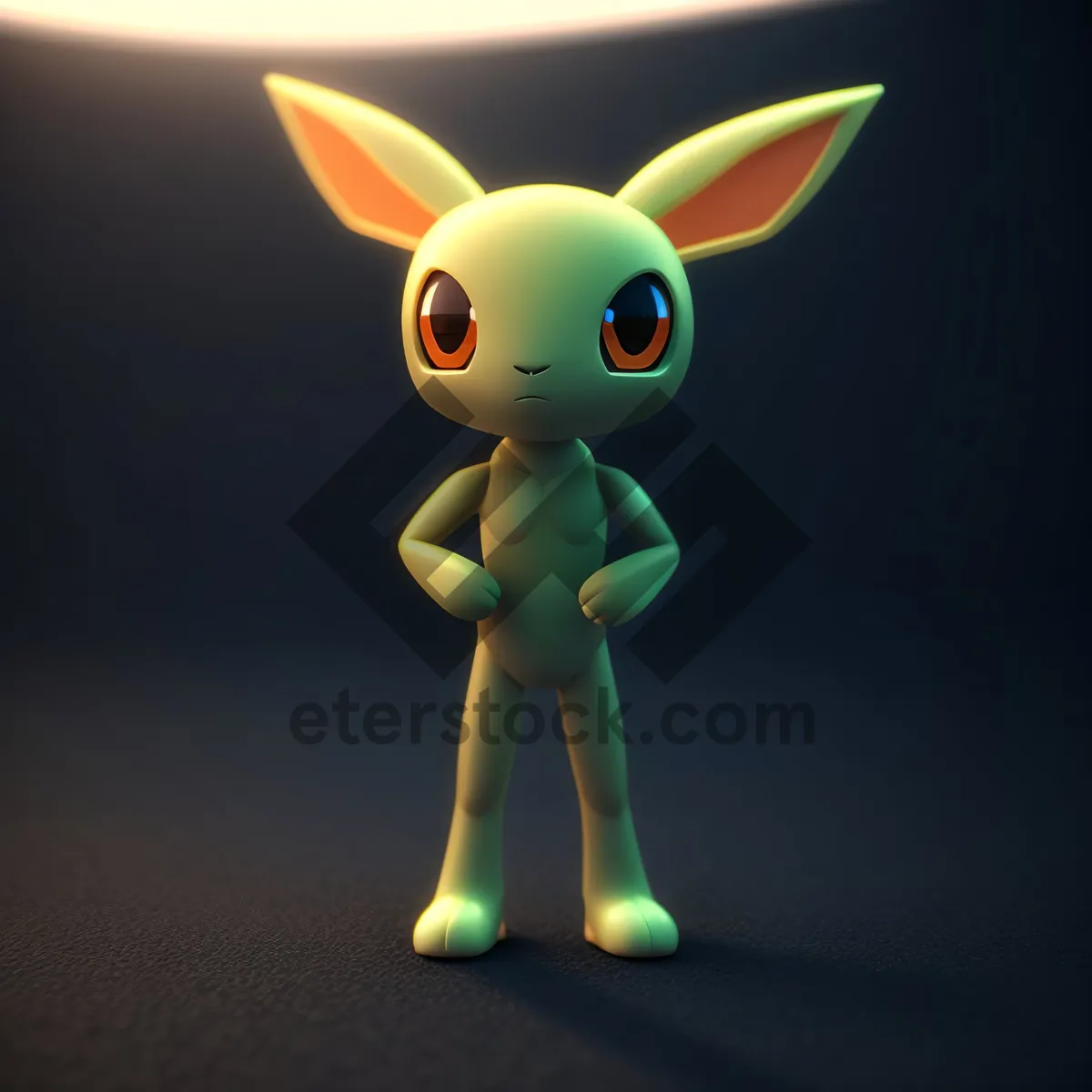 Picture of Cartoon Human Figure Automaton 3D Render