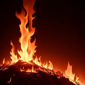 Fierce Blaze Ignites Fiery Inferno