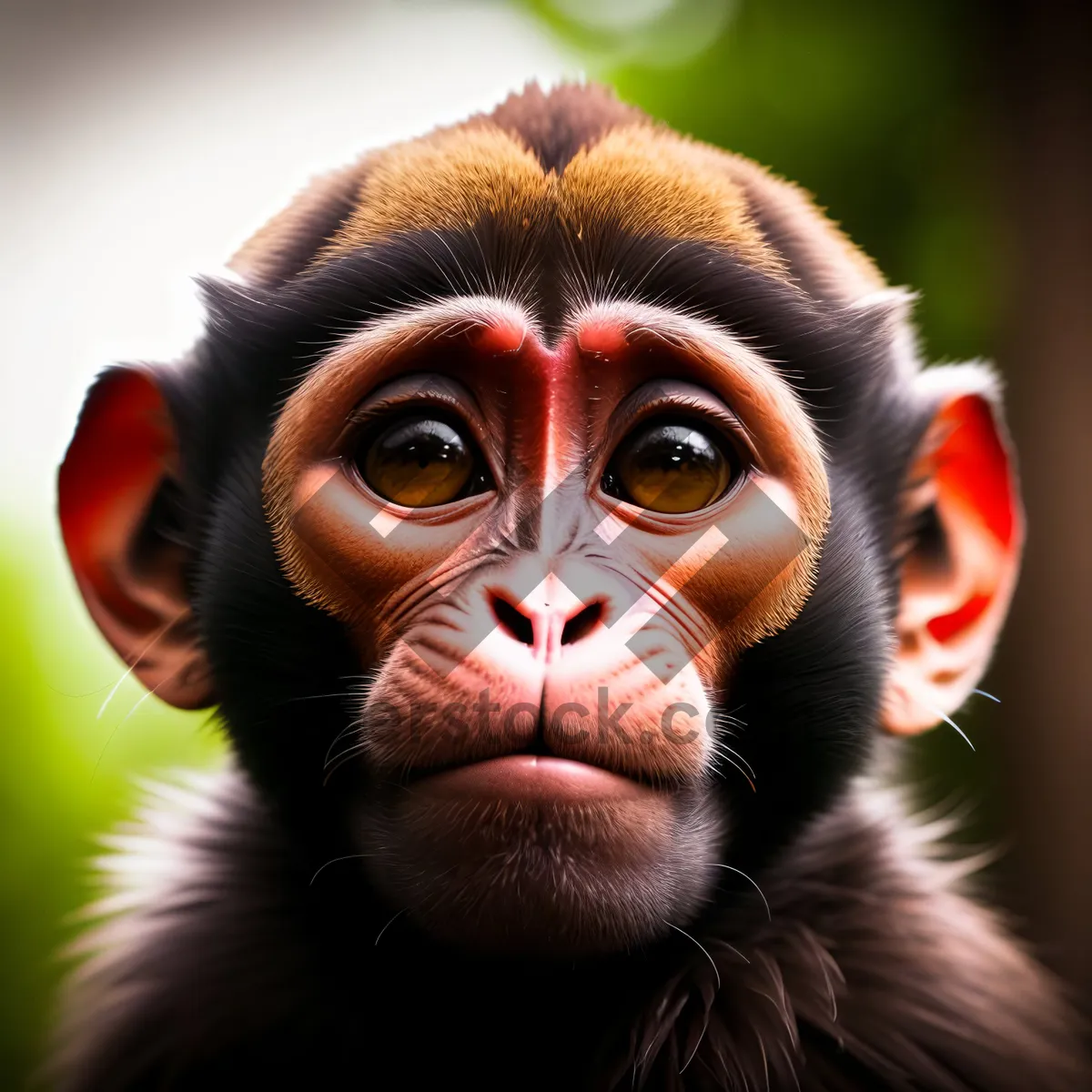 Picture of Primate Wonderland: Wild Orangutan in Jungle Nursery.