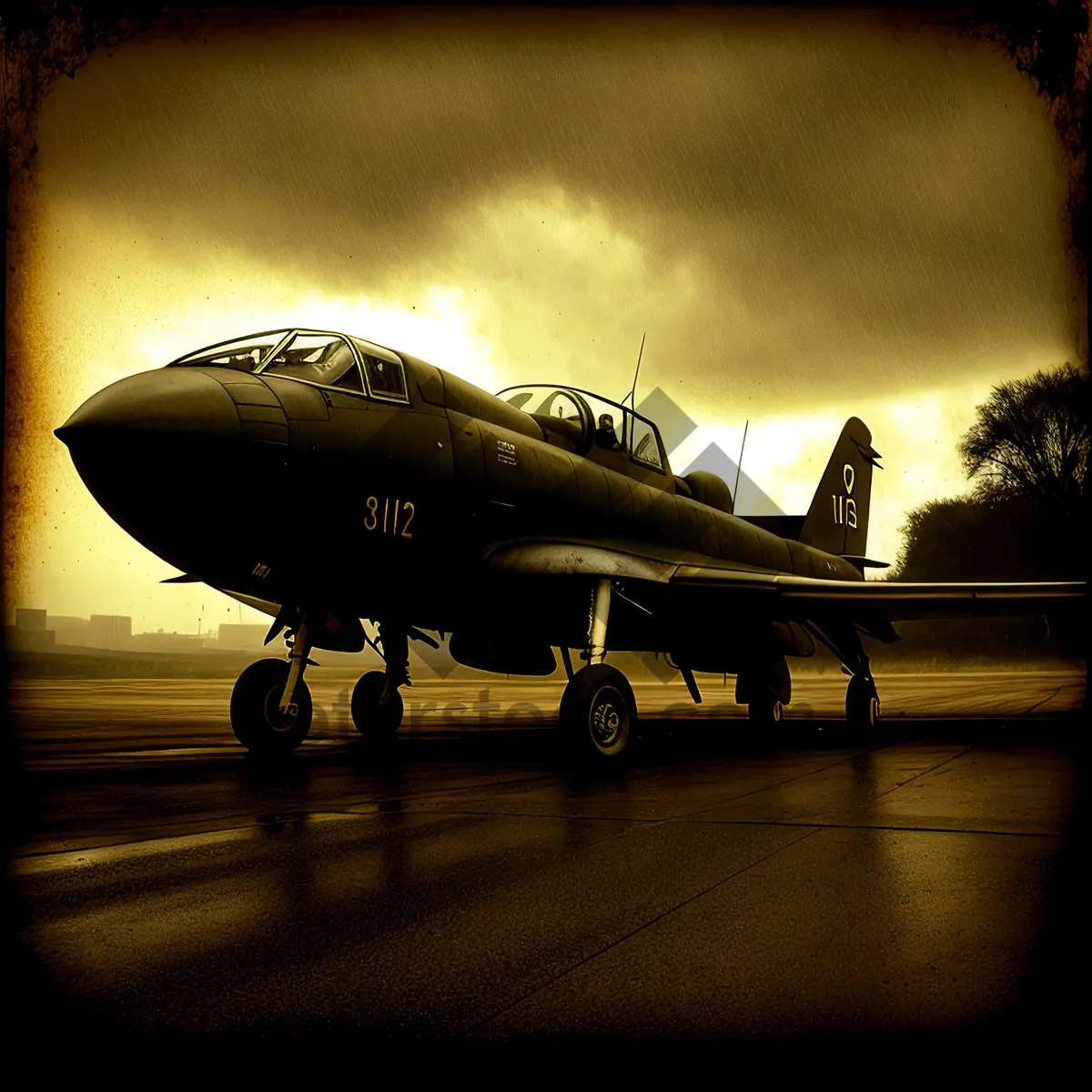 Picture of Airplane Propeller in Flight