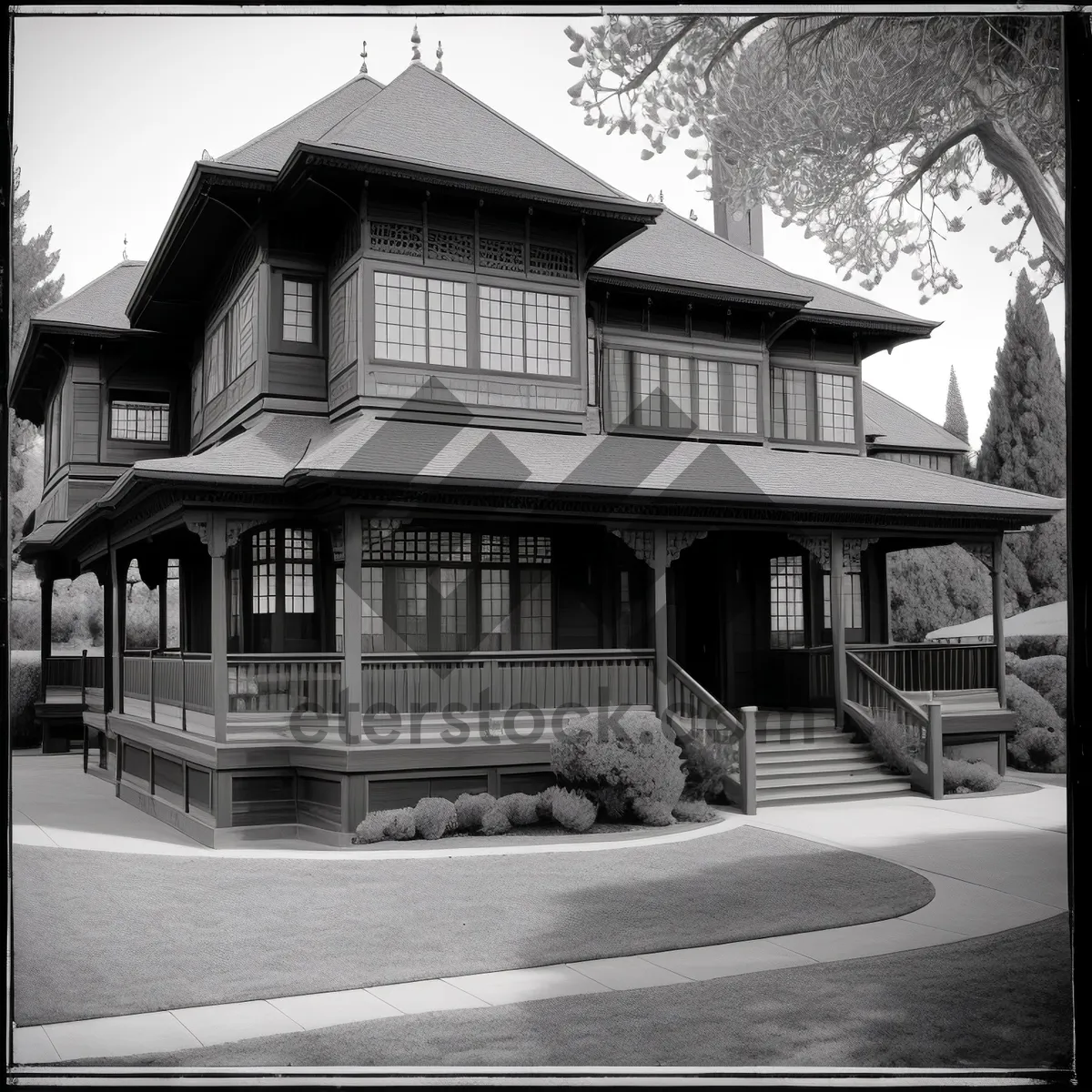 Picture of Modern Home with Charming Street View