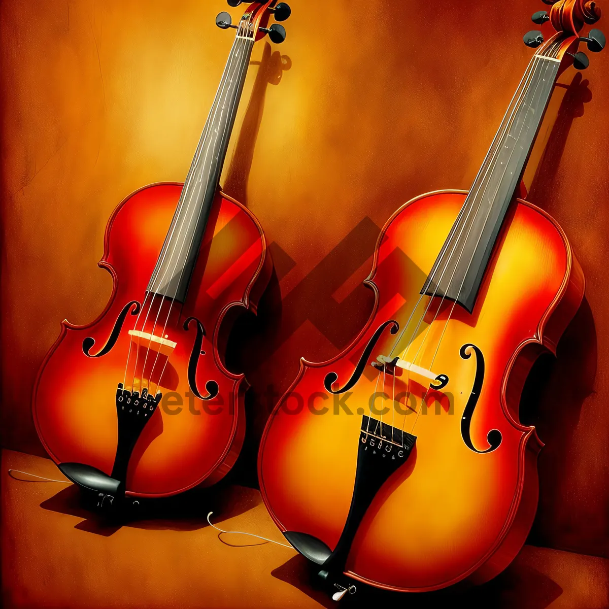 Picture of Strings in Harmony: Guitar and Violin Melody