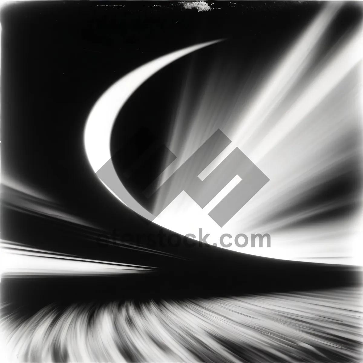 Picture of Futuristic Light Motion in Abstract Digital Art