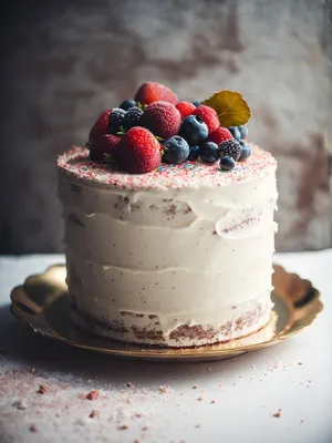 Delicious Berry Trifle with Yogurt and Mint