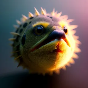 Puffer Fish in Natural Habitat