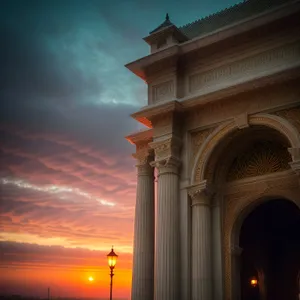 Stone Triumph: Iconic Arch in Historic City