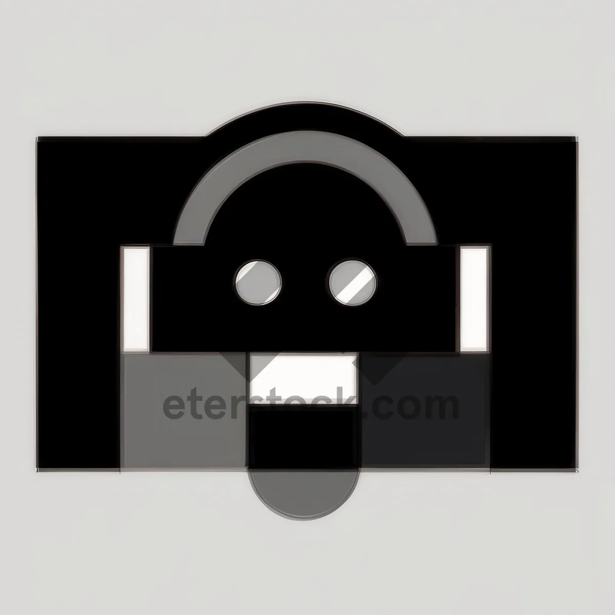 Picture of Web Graphic Icon - Annual Black Button Symbol