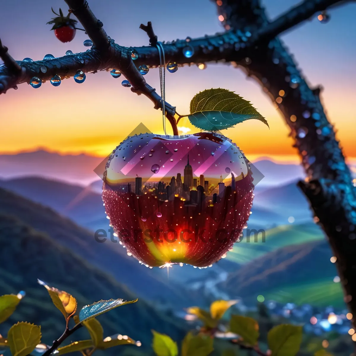 Picture of Fresh and juicy holiday apple – nutritious and delicious