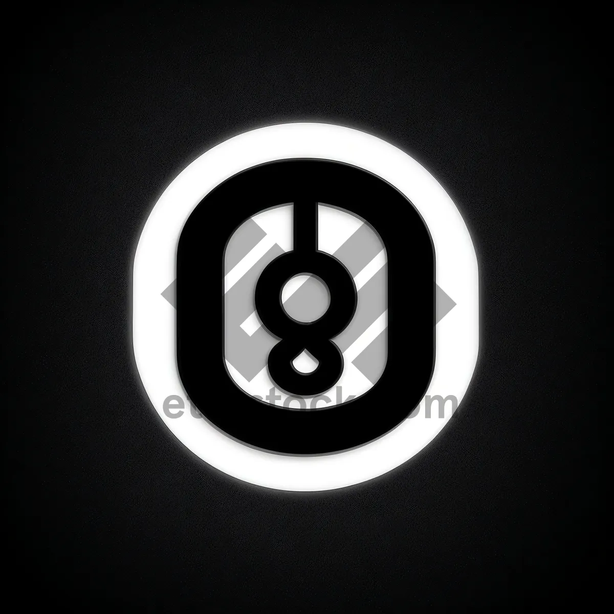 Picture of Shiny Black Web Button Icon Set