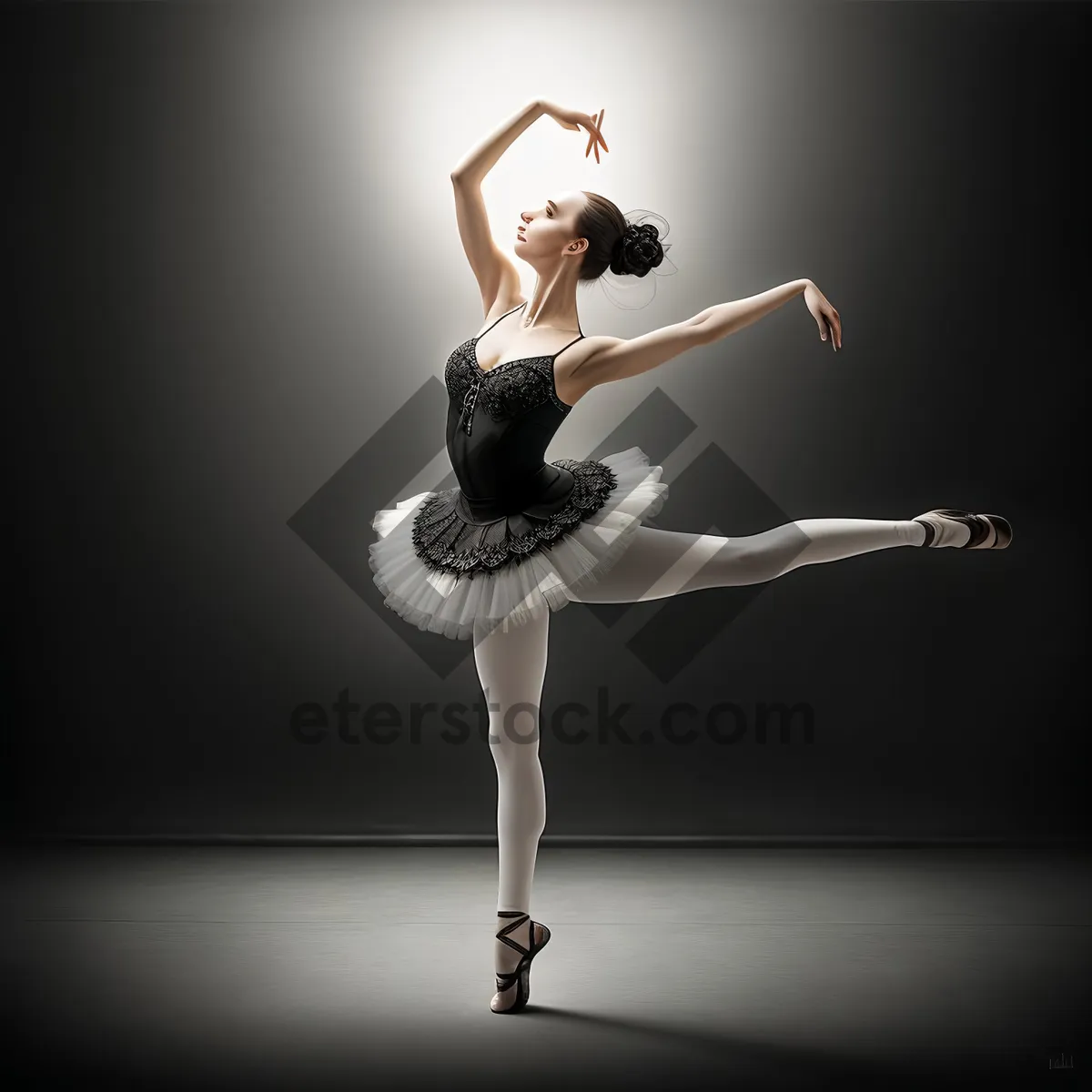 Picture of Graceful ballet performer striking a pose