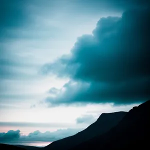 Vibrant Summer Sky Over Country Landscape