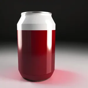 Transparent Glass Medicine Bottle with Health Drink Label