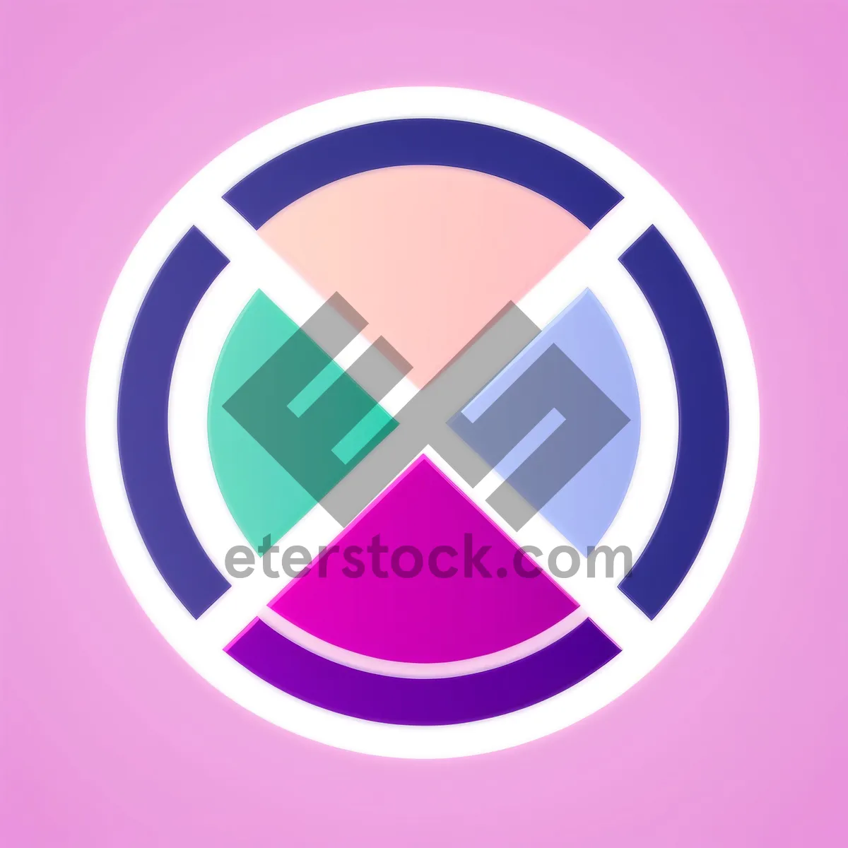Picture of Glossy Round Web Symbol Button