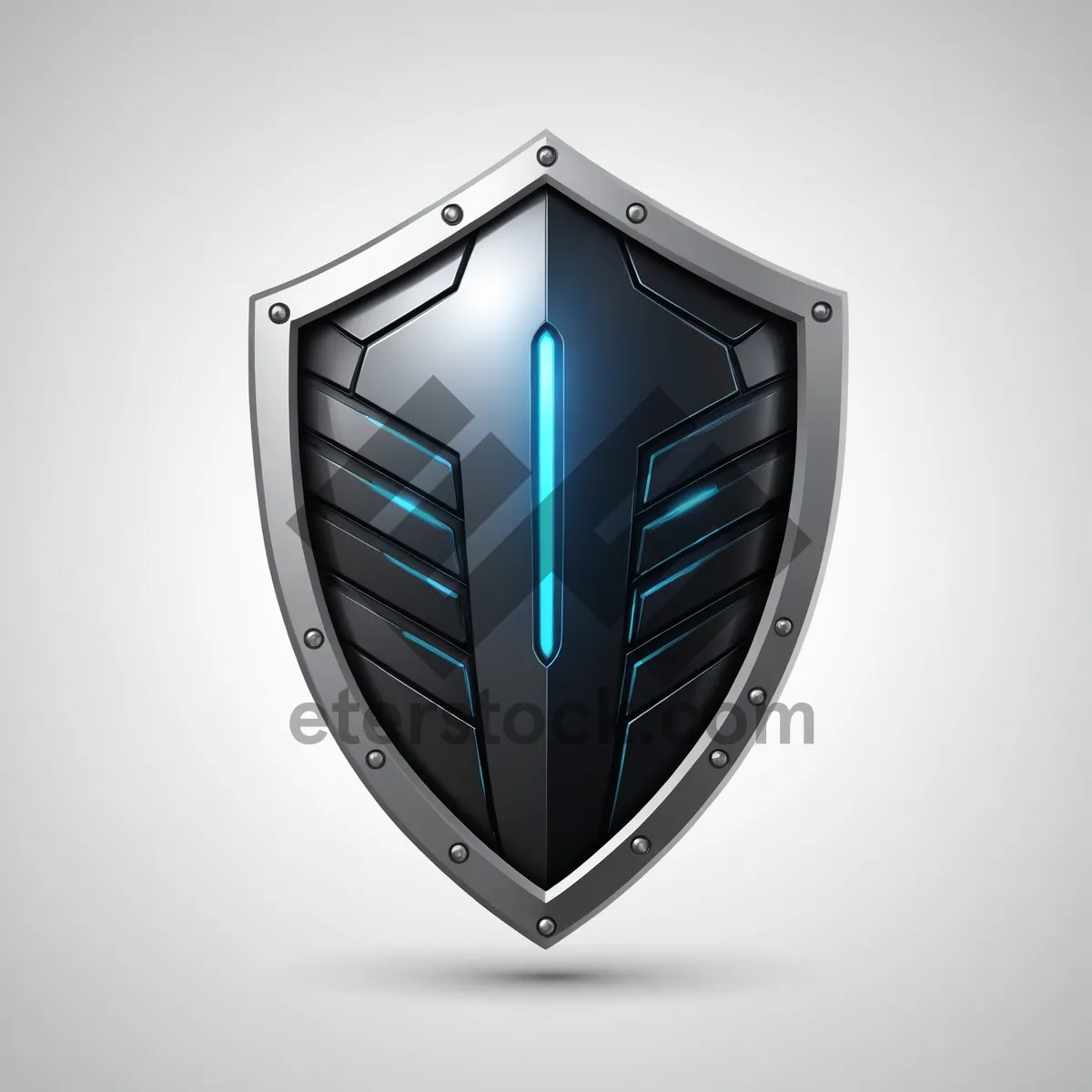Picture of Graphic design icon button shiny gem