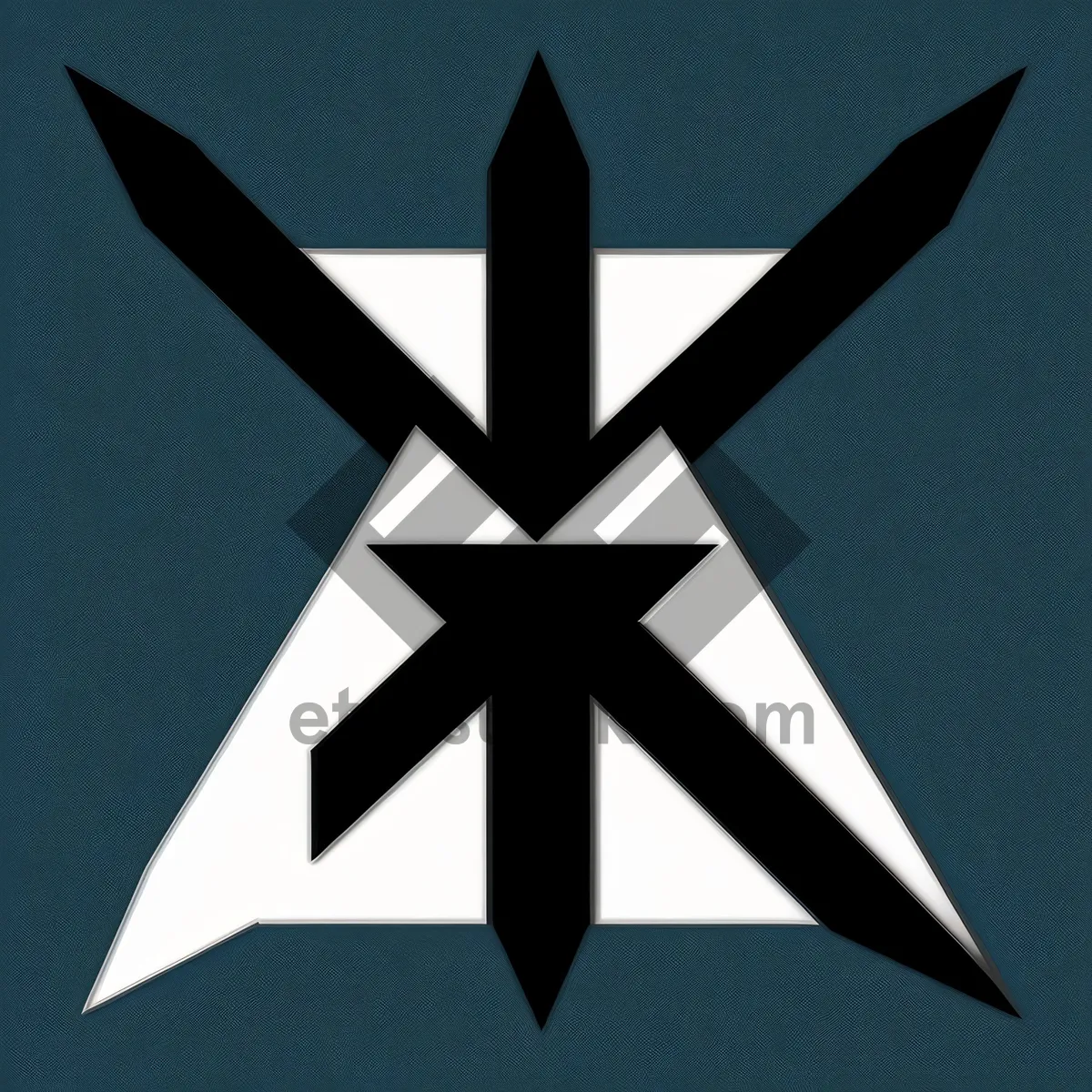 Picture of Five-Star Symbol in Graphic Design Decoration