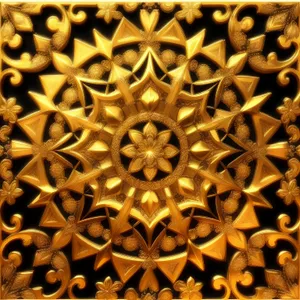 Vintage Floral Arabesque Tile Design