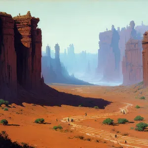 Grand Canyon Skyrock Castle: Majestic Sandstone Landscape