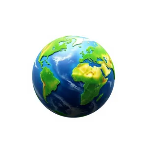 Global Sphere Icon Planet Earth Symbol Graphic