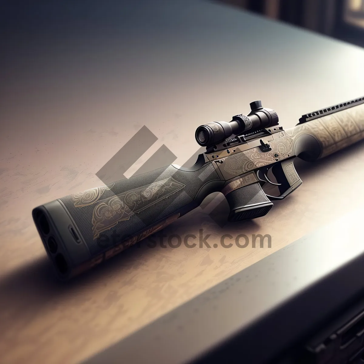 Picture of Metal Firearms with Optical Sights