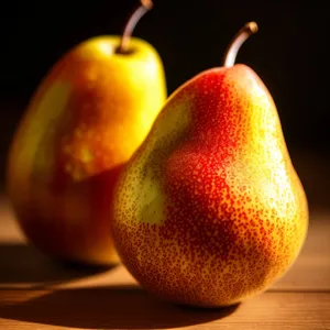 Ripe, juicy pear: a sweet and healthy snack