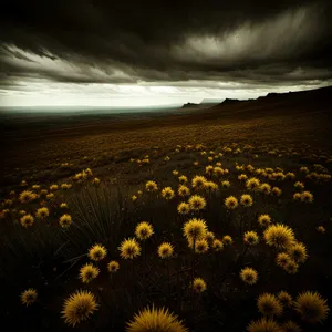 Vibrant Sunflower Field under Sunny Sky