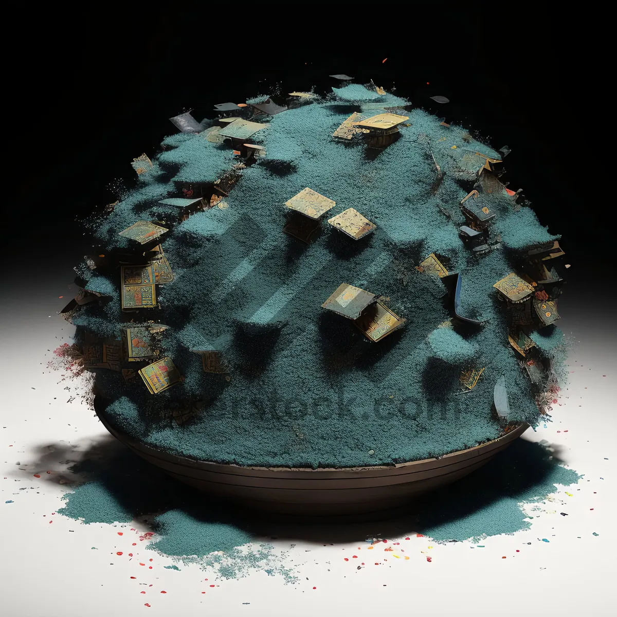 Picture of Chocolate Cap Cake with Sugary Pastry Covering