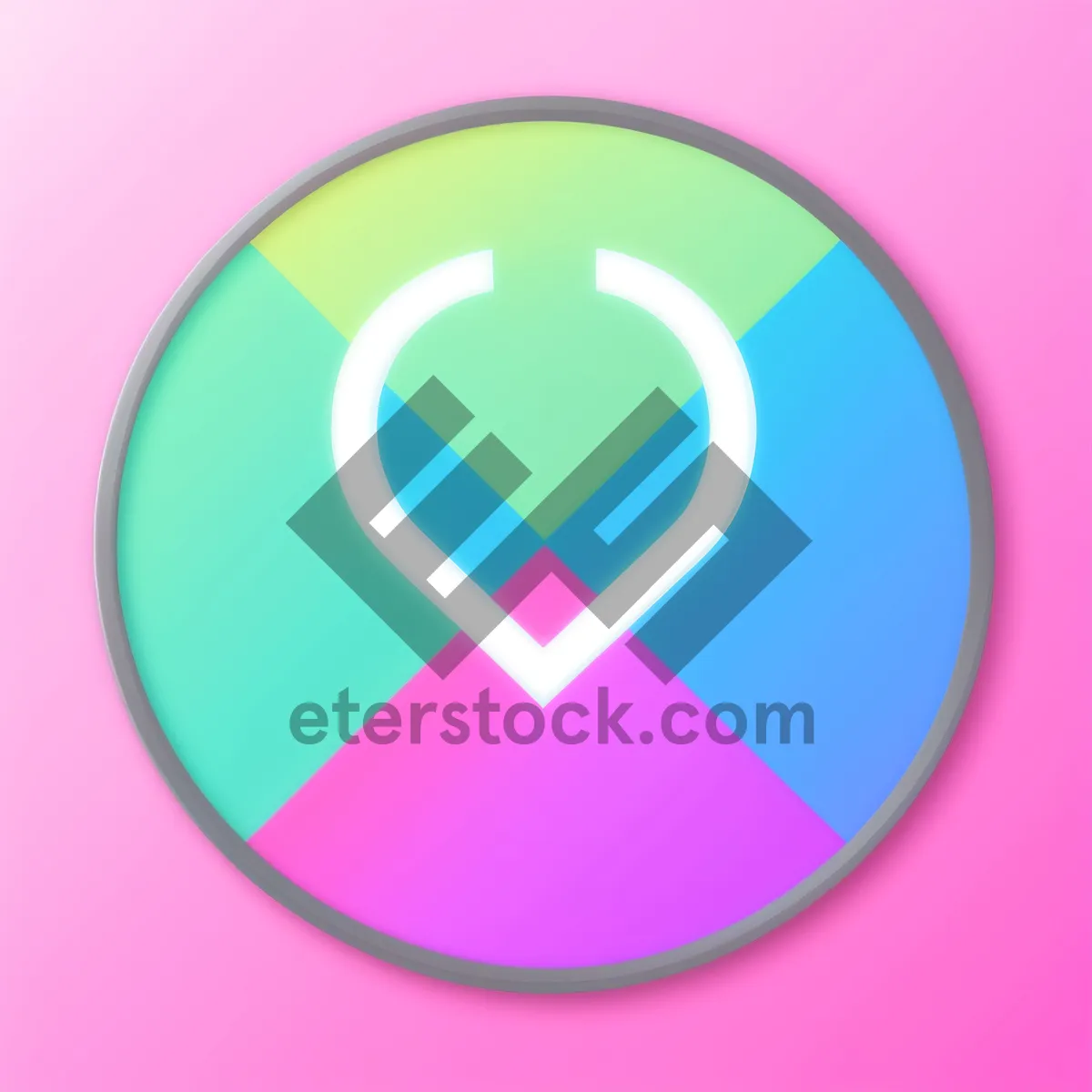 Picture of Glossy web button set with shiny reflective icons.