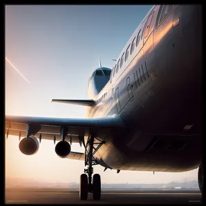 High-Flying Business Jet in Clear Blue Sky