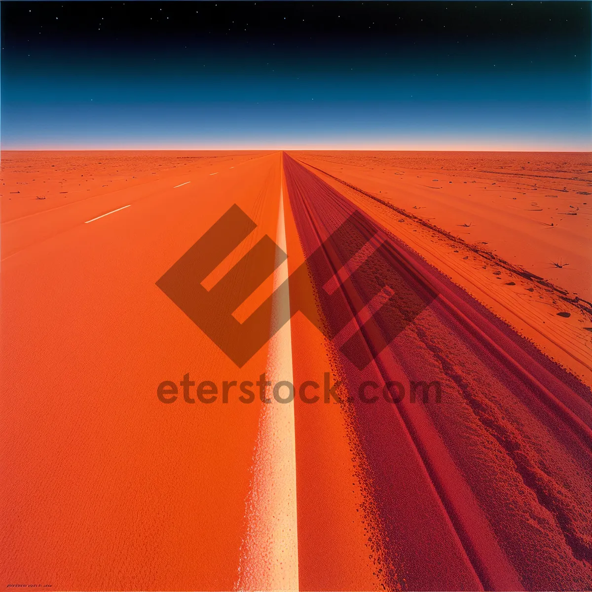 Picture of Desert Wing: A Futuristic Airfoil in Orange